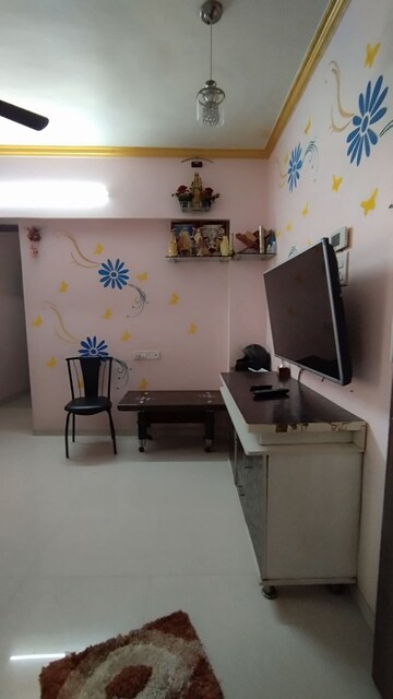 Living Room in 1 BHK Apartment at Raunak City, Kalyan West – for Rent
