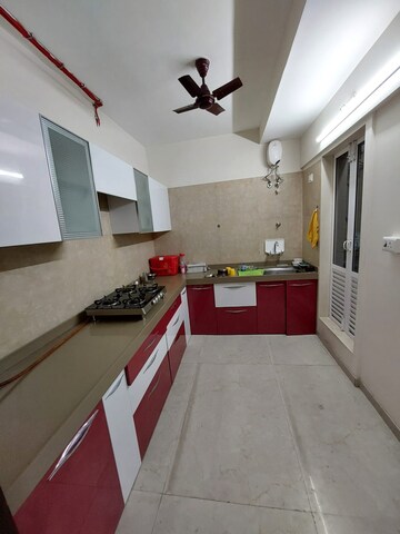 Kitchen in 3 BHK Apartment at Dosti West County, Balkum Pada – for Rent