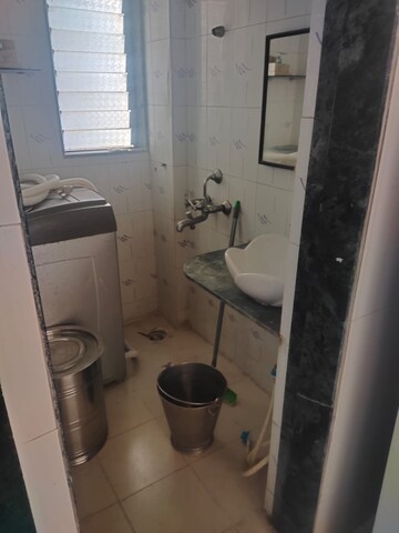 Bathroom in 1 BHK Apartment at NG Vihar CHS, Vartak Nagar – for Rent