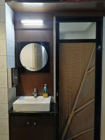 Bathroom in 2 BHK Apartment at Vasant Chandan CHS, Vasant Vihar – for Rent