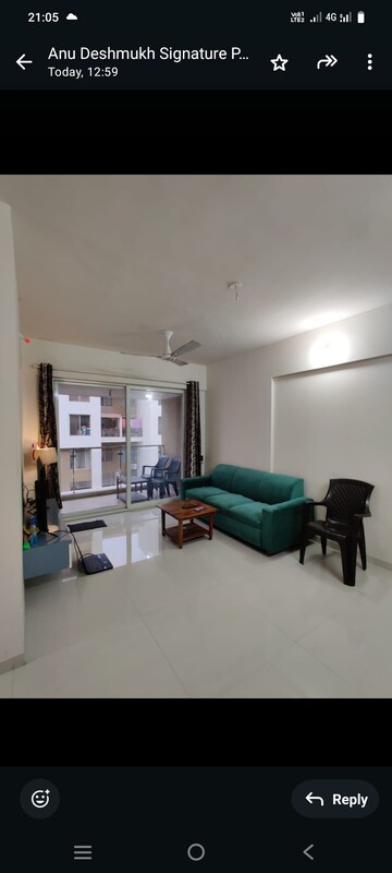 Living Room in 3 BHK Apartment at Shree Signature Park, Wakad – for Rent