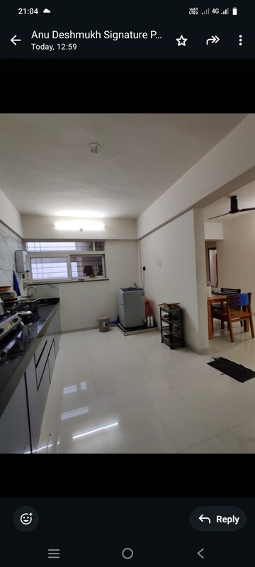 Master Bedroom in 3 BHK Apartment at Shree Signature Park, Wakad – for Rent