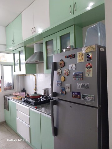 Kitchen in 2 BHK Apartment at DLF Westend Heights New Town, Akshayanagar – for Rent