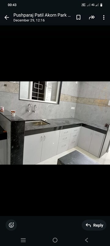 Kitchen in 2 BHK Apartment at Pantheon Acorn Park Phase 1, Wakad – for Rent