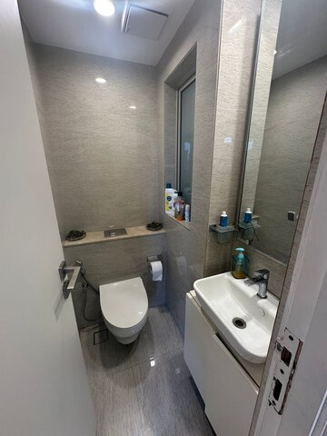 Bathroom in 1 BHK Apartment at Hiranandani Regent Hill, Powai – for Rent