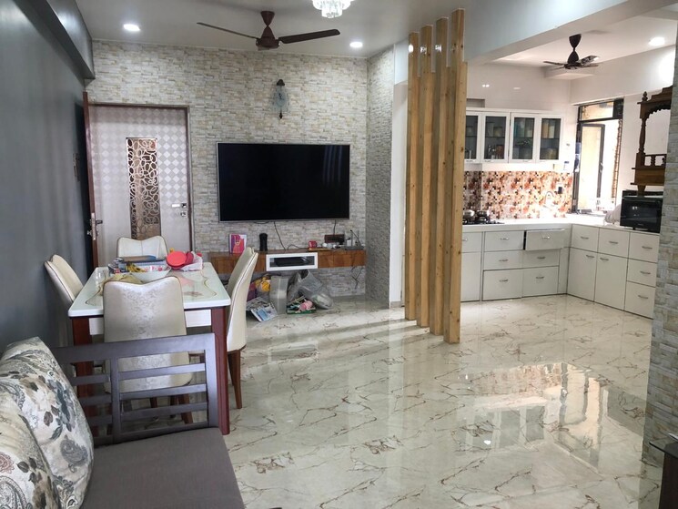 Living Room, new-krishna-tower 2 Bedroom 1200 Sq.Ft. Apartment In Kopar Khairane Navi Mumbai 8020850