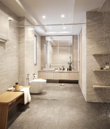 Bathroom in 4 BHK Apartment at Sobha Waterfront, Somajiguda – for Sale