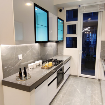 Kitchen in 3.5 BHK Builder Floor at M3M Antalya Hills, Sector 79 – for Sale