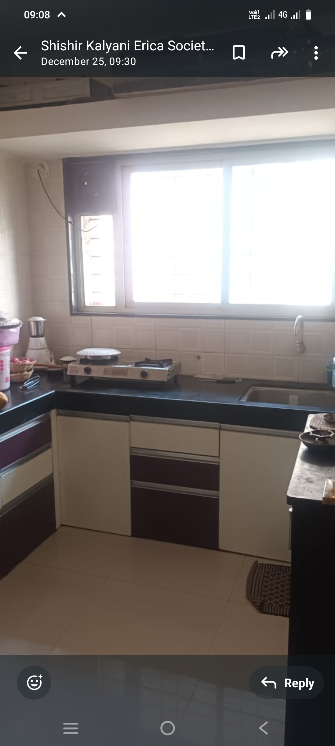 1 BHK + Study Room Apartment For Sale in Sai Sagar Erica