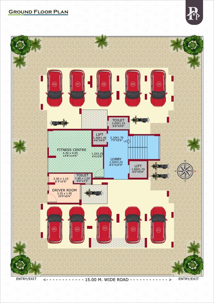 Floor Plan, kharghar 1 RK 500 Sq.Ft. Apartment In Kharghar Navi Mumbai 8021106