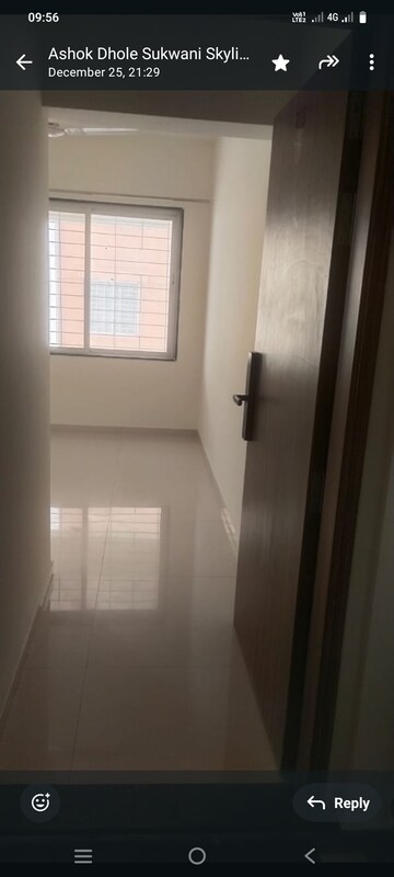 Bathroom in 2 BHK Apartment at Sukhwani Skylines, Wakad – for Rent
