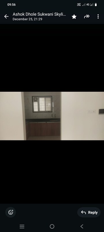 Master Bedroom in 2 BHK Apartment at Sukhwani Skylines, Wakad – for Rent