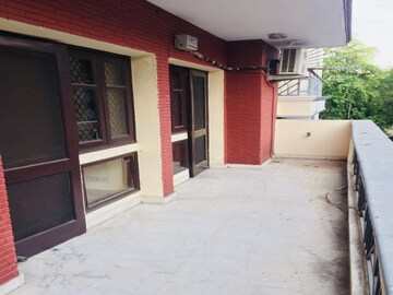 Balcony in 3.5 BHK Builder Floor at Greater Kailash I – for Sale