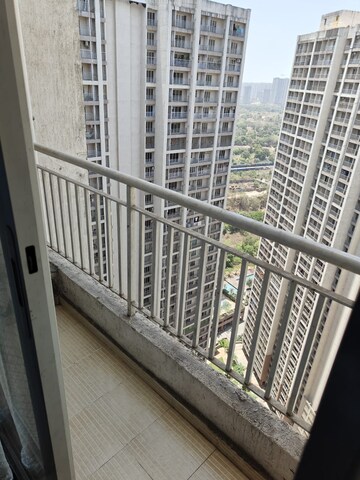 Balcony in 2 BHK Apartment at Indiabulls Greens, New Panvel – for Rent