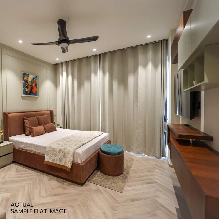Bedroom, oro-constella 3.5 Bedroom 1748 Sq.Ft. Apartment In Sushant Golf City Lucknow 8021448