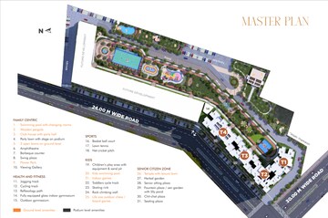 Master Plan in 3 BHK Apartment at Navanaami Courtyard Of Life, Kodathi – for Sale