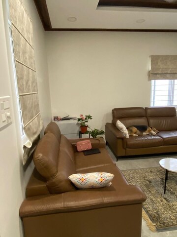 Living Room in 3 BHK Apartment at Vishnu Vistara, Hi Tech City – for Rent