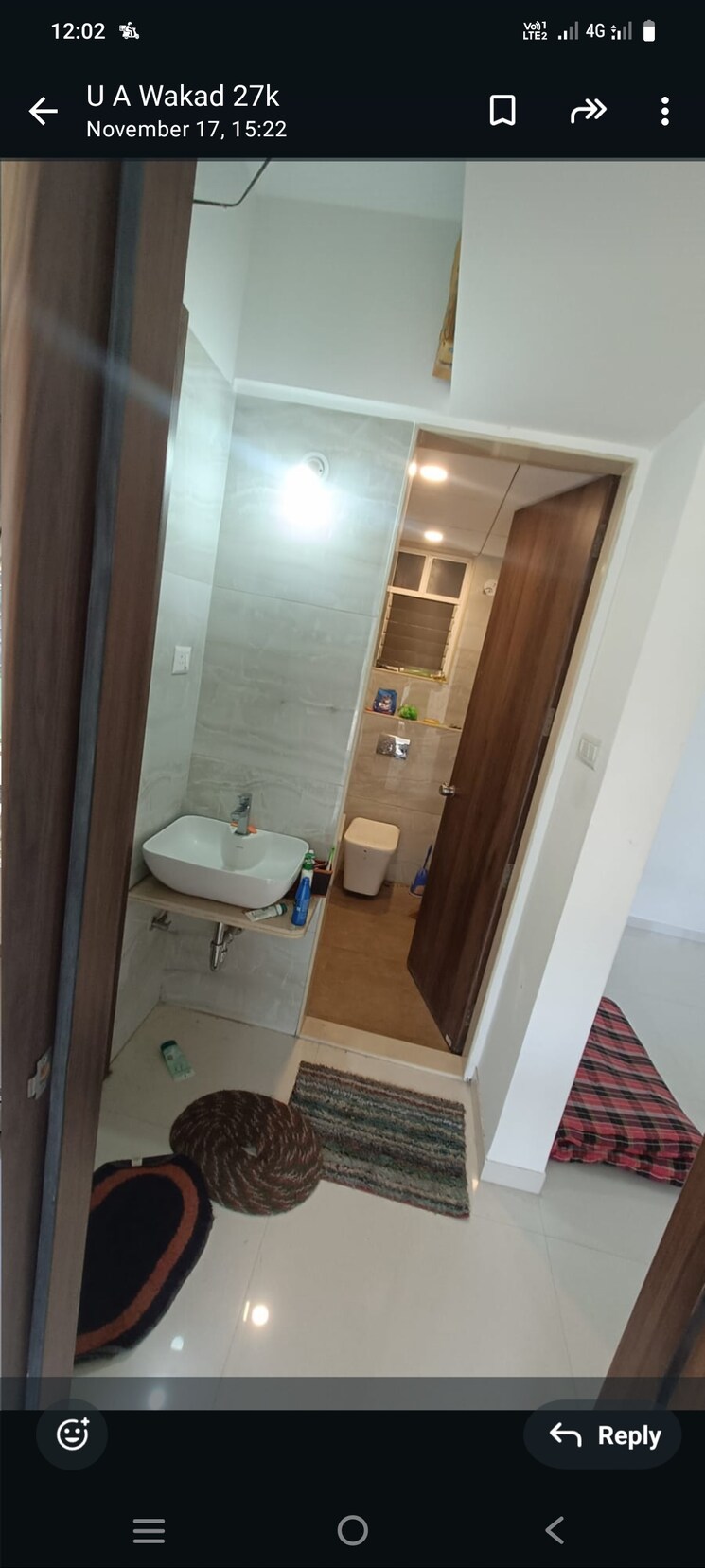 Bathroom, aastha-legacy-avenue 2 Bedroom 1050 Sq.Ft. Apartment In Wakad Pune 8021772