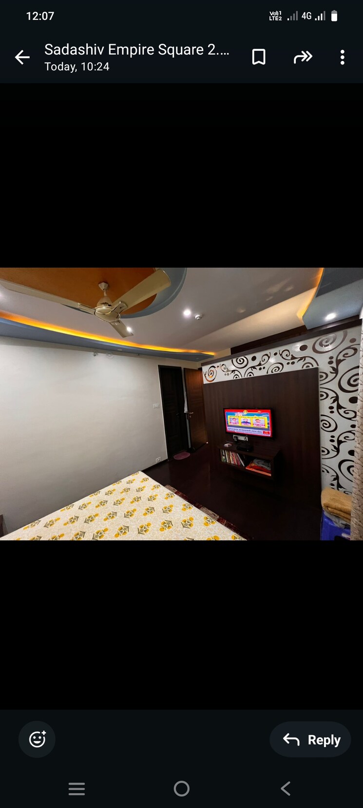 Bedroom, sukhwani-empire-square 3 Bedroom 1800 Sq.Ft. Apartment In Pimpri Pune 8022044