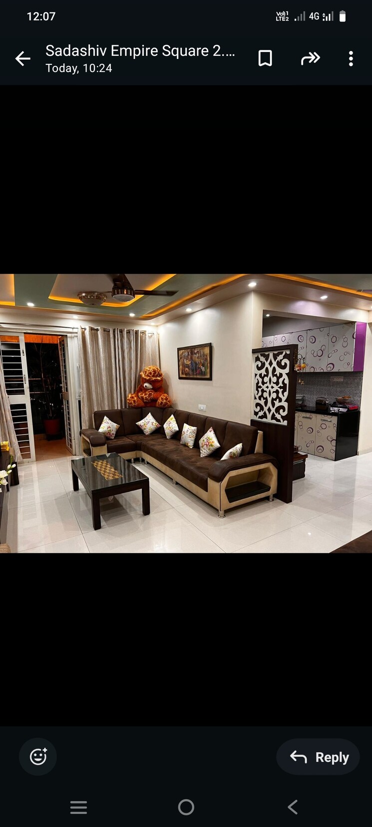 Master Bedroom, sukhwani-empire-square 3 Bedroom 1800 Sq.Ft. Apartment In Pimpri Pune 8022044