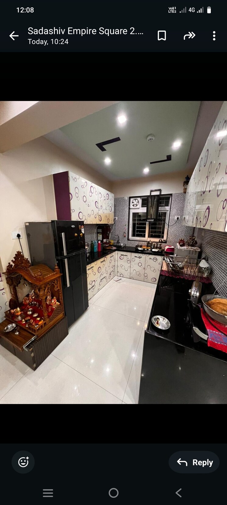 Kitchen, sukhwani-empire-square 3 Bedroom 1800 Sq.Ft. Apartment In Pimpri Pune 8022044