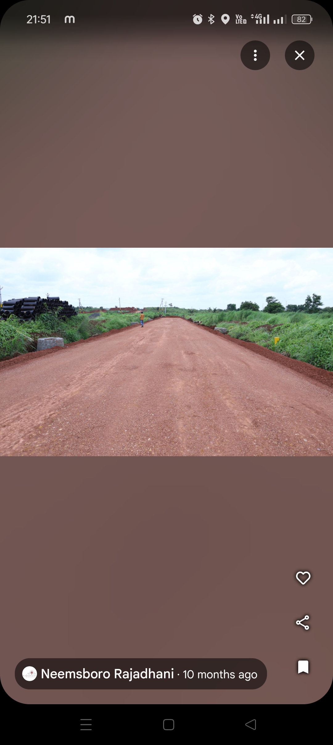 Plot For Sale in Mumbai High Way Facing pl