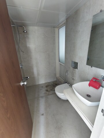 Bathroom in 1.5 BHK Apartment at Dosti West County, Balkum Pada – for Rent