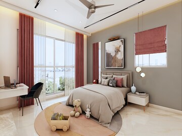 Master Bedroom in 3 BHK Apartment at Clover Park – for Sale