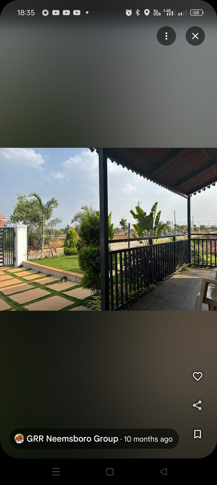 Exterior View, nimz-county  200 Sq.Yd. Plot In Kamkole Hyderabad 8022437