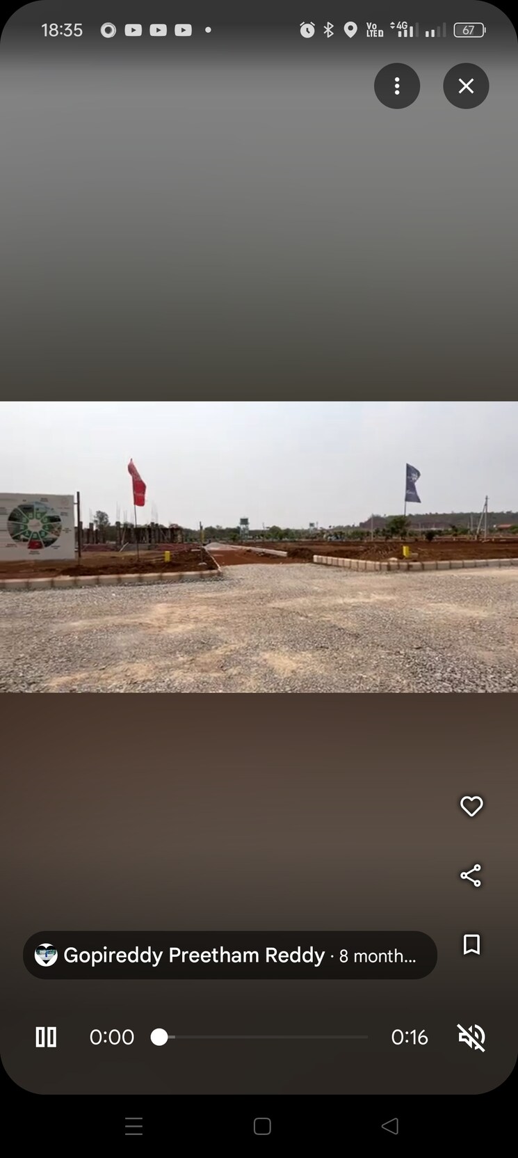 Exterior View, nimz-county  200 Sq.Yd. Plot In Kamkole Hyderabad 8022437