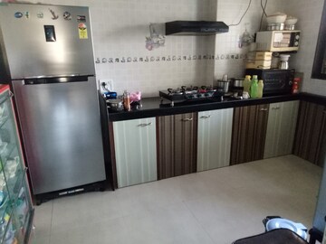 Kitchen in 2 BHK Apartment at Crystal Tower, Parel – for Sale