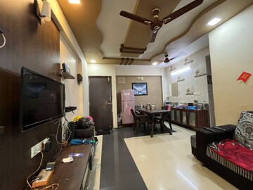 Living Room in 2 BHK Apartment at Shanu Pratham Heights, Sola – for Rent