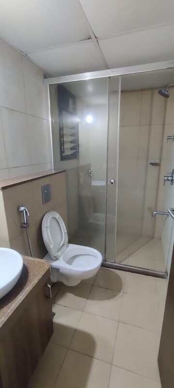 Bathroom in 2 BHK Apartment at Park Express, Baner – for Rent