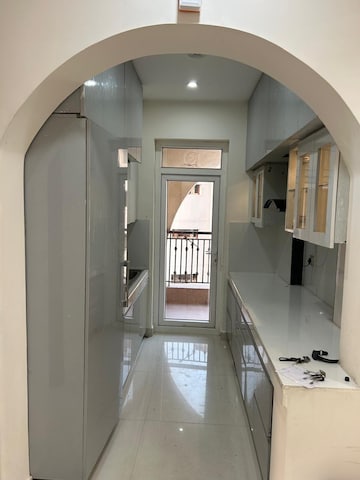 Building Lobby in 3 BHK Apartment at Rishita Manhattan, Gomti Nagar – for Rent