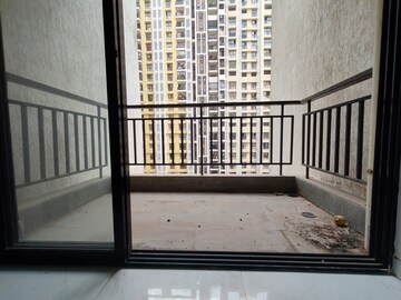 Balcony in 2 BHK Apartment at Runwal Gardens Phase I, Dombivli East – for Rent