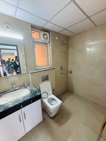 Living Room in 3 BHK Apartment at Rishita Manhattan, Gomti Nagar – for Rent