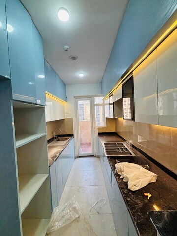 Building Lobby in 3 BHK Apartment at Rishita Manhattan, Gomti Nagar – for Rent