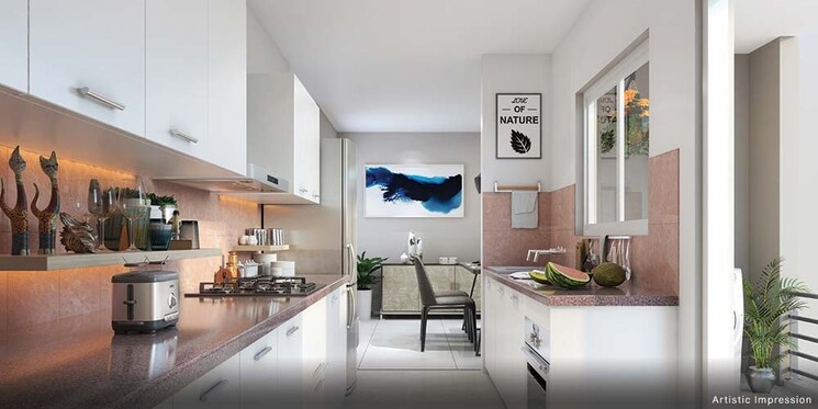 Kitchen, gsr-heights-lucknow 2 Bedroom 1227 Sq.Ft. Apartment In Bijnor Lucknow 8023092