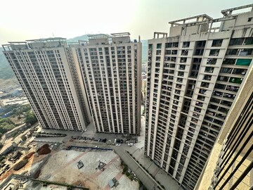 Balcony in 1 BHK Apartment at Dosti Planet North Onyx, Shilphata – for Sale