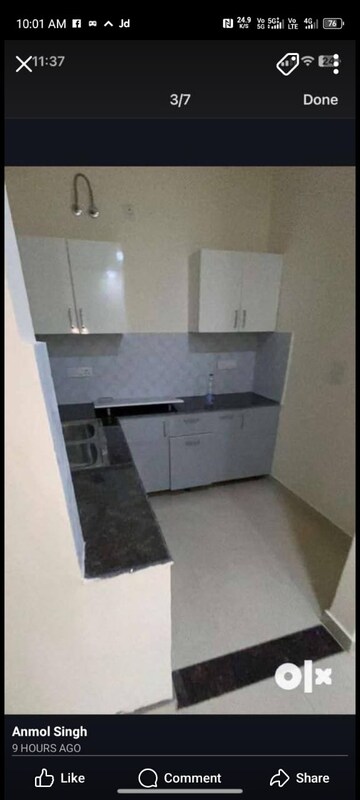 Kitchen in 1 BHK Apartment at Sector 20 – for Rent