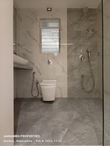 Bathroom in 1 BHK Apartment at Sardar Inspire Residency, Andheri East – for Sale