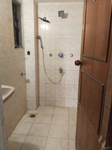 Bathroom in 1 BHK Apartment at Powai Jaltarang CHS, Powai – for Rent
