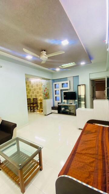 Living Room in 1 BHK Apartment at Poonam Park View, Virar West – for Sale