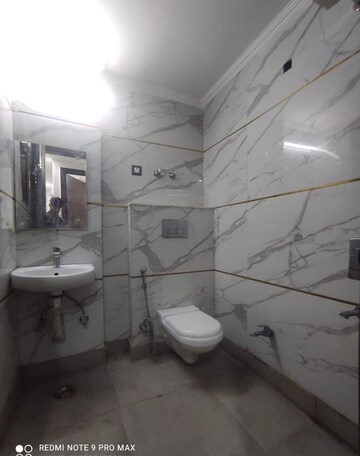 Bathroom in 2 BHK Builder Floor at Saket – for Rent