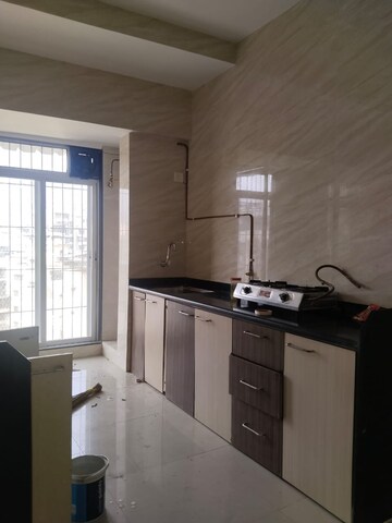 Kitchen in 3 BHK Apartment at Haware Tiara, Kharghar – for Rent