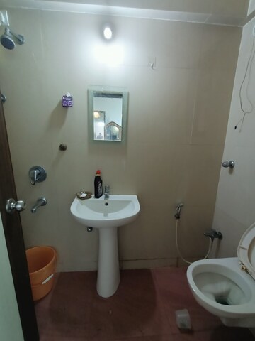Bathroom in 3 BHK Apartment at Devashree Park, Kolshet Road – for Rent