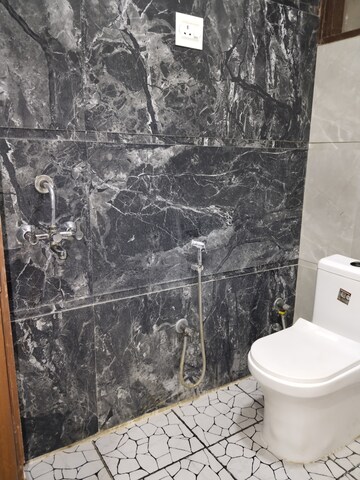Bathroom in 3 BHK Apartment at Panchsheel Vihar – for Rent