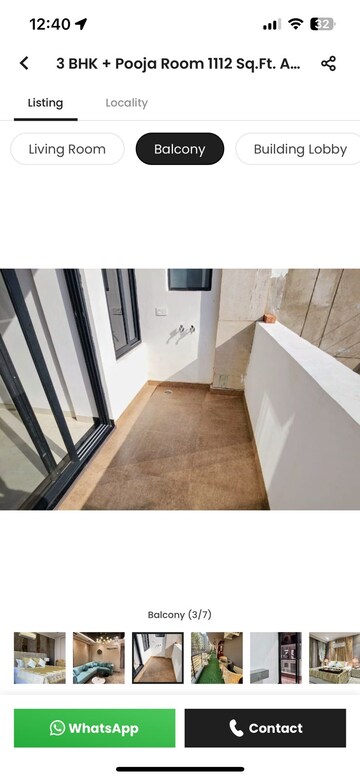 Staircase in 3.5 BHK Apartment at Maya Green Lotus Saksham, International Airport Road – for Sale