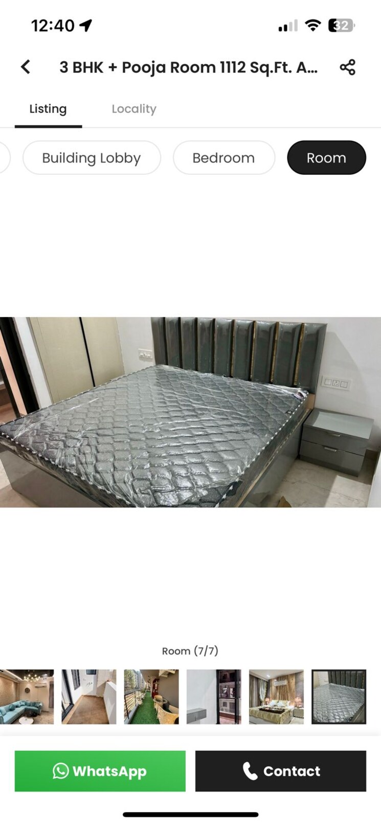 Bedroom, maya-green-lotus-saksham 3.5 Bedroom 1510 Sq.Ft. Apartment In International Airport Road Zirakpur 8024146