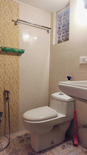 Bathroom in Studio Apartment at Jubilee Hills – for Rent